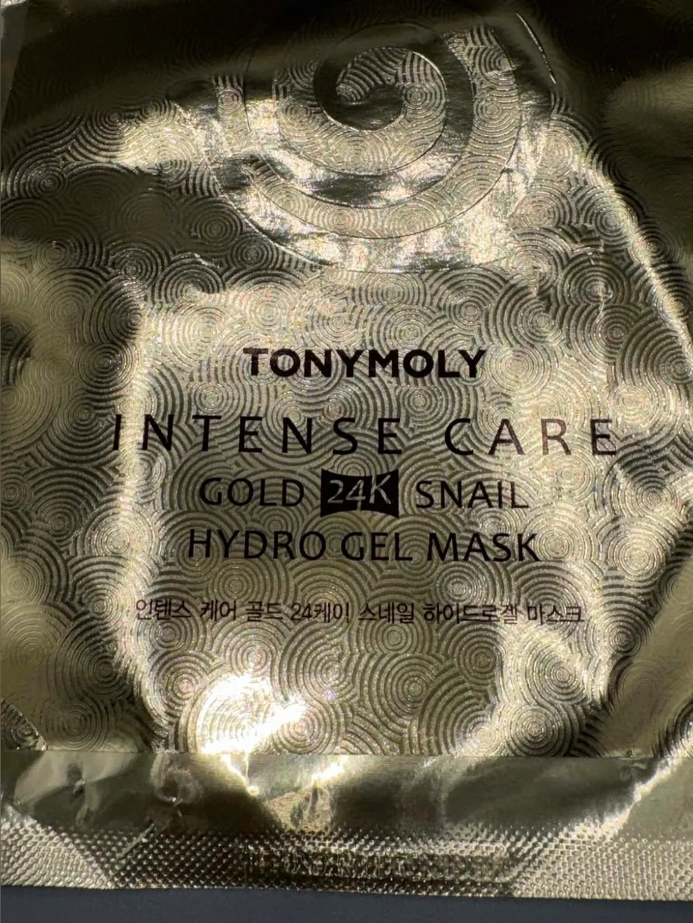TONYMOLY Intense Care Gold 24K Snail Hydro Gel Mask